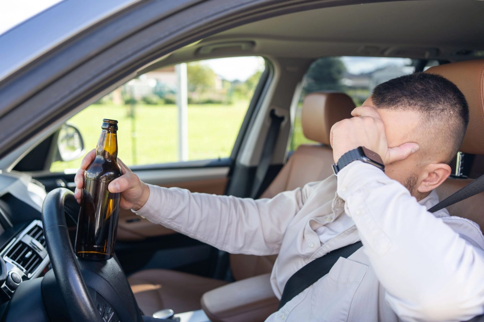 Drunk rideshare driver