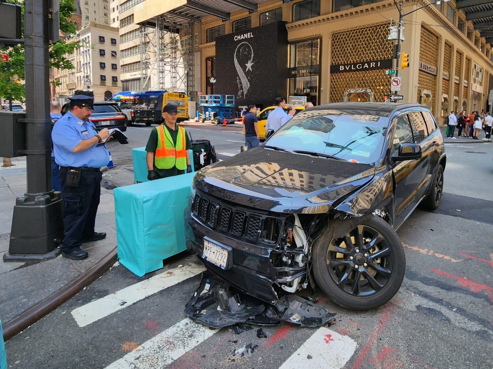 New York road accident liability